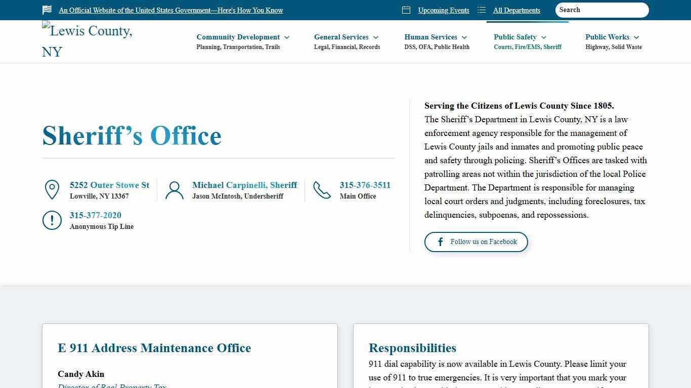 Travel Information - Traffic Laws and Ordinances, Lewis County Sheriff's Office, Patrols & More